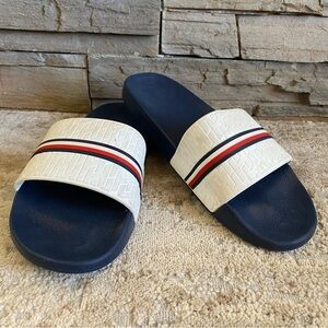 Tommy Hilfiger Doly Slides Sandals Open Toe Logo Stripe: 11 M